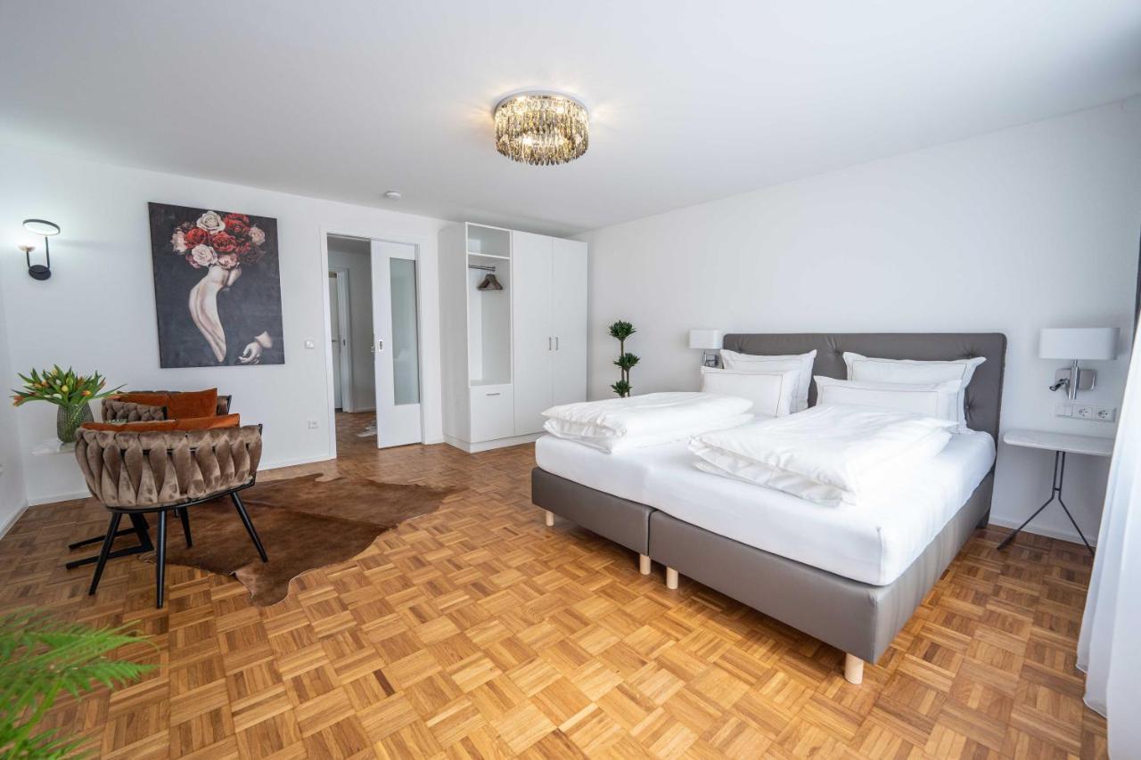 City Wohnung FN L 5 KLIMATISIERT mit Balkon und Küche FDH Exterior foto