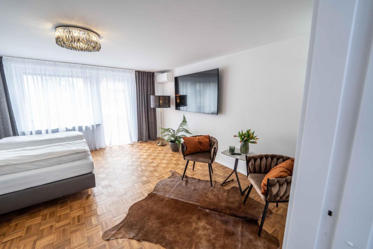 City Wohnung FN L 5 KLIMATISIERT mit Balkon und Küche FDH Exterior foto