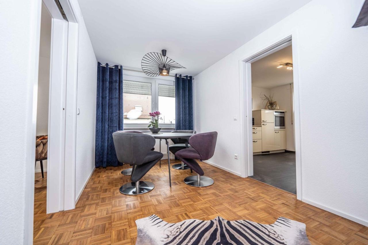 City Wohnung FN L 5 KLIMATISIERT mit Balkon und Küche Friedrichshafen Exterior foto