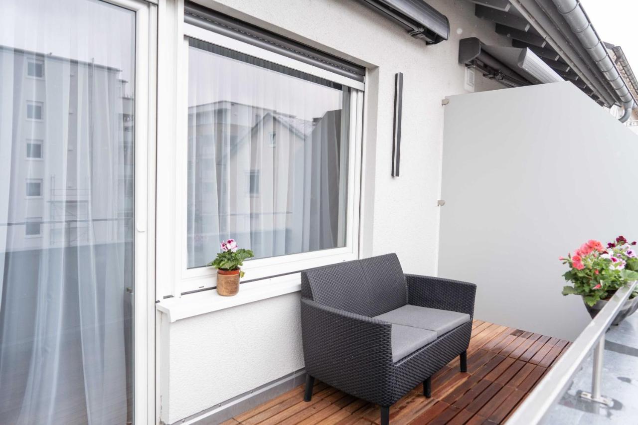 City Wohnung FN L 5 KLIMATISIERT mit Balkon und Küche FDH Exterior foto