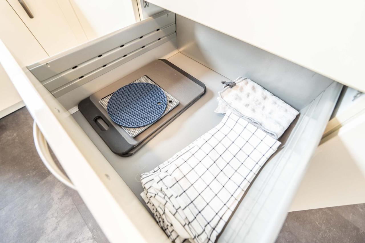City Wohnung FN L 5 KLIMATISIERT mit Balkon und Küche FDH Exterior foto